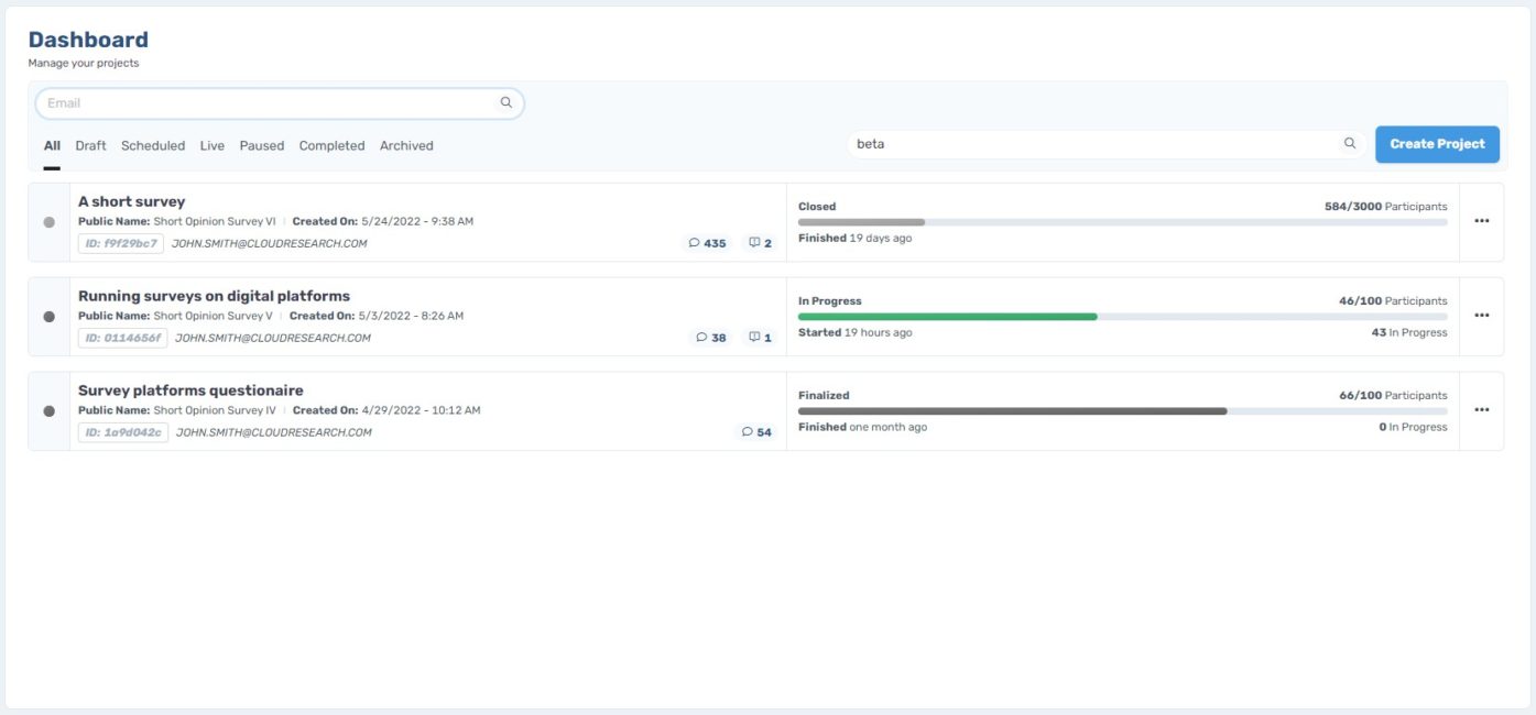 Connect platform interface