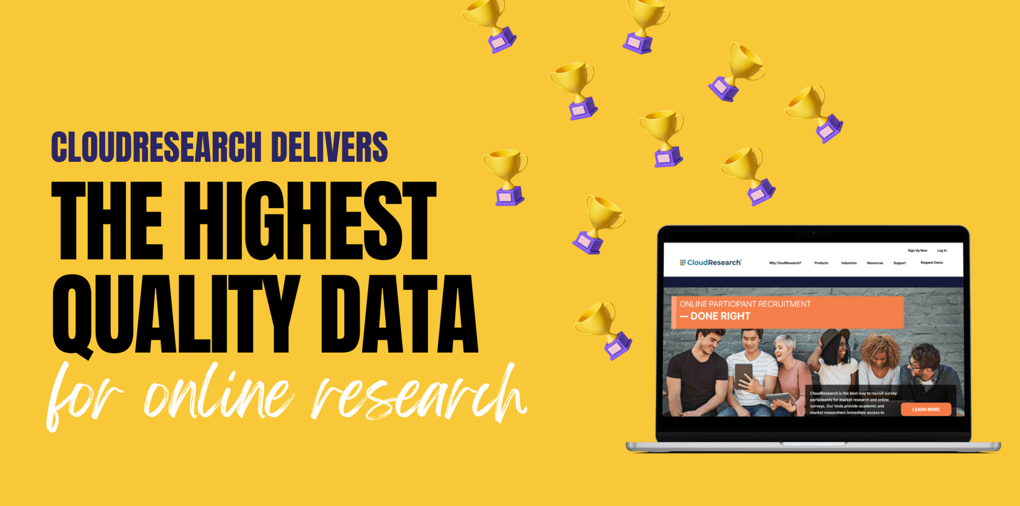 CloudResearch delivers highest quality research data at lowest cost compared to competitors